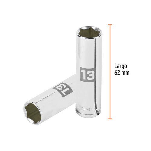 Dado 6 Puntas Largo 3/8' 13mm | Herramientas Profesionales