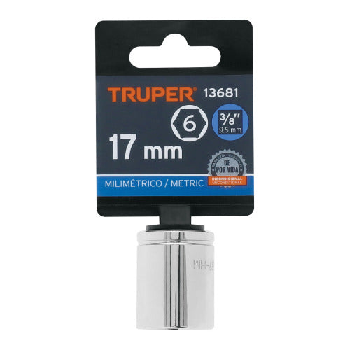 Dado 6 Puntas 3/8' 17mm - Alta Resistencia y Durabilidad