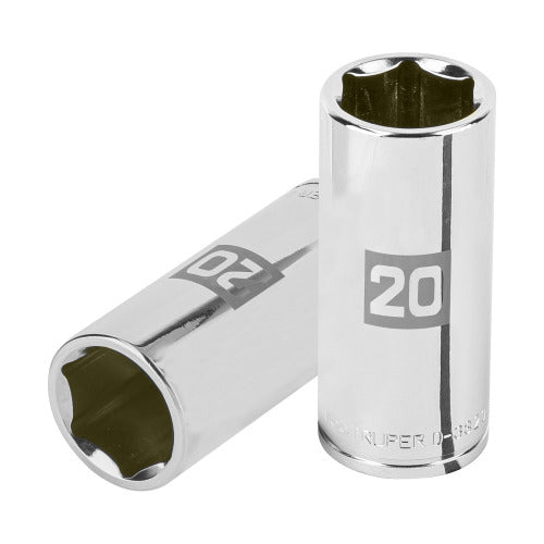 Dado Largo 20mm 6 Puntas 3/8" - Herramienta Profesional