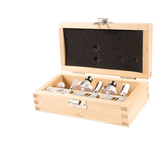 Juego de 6 Fresas para Router 1/4" - Corte Profesional en Madera