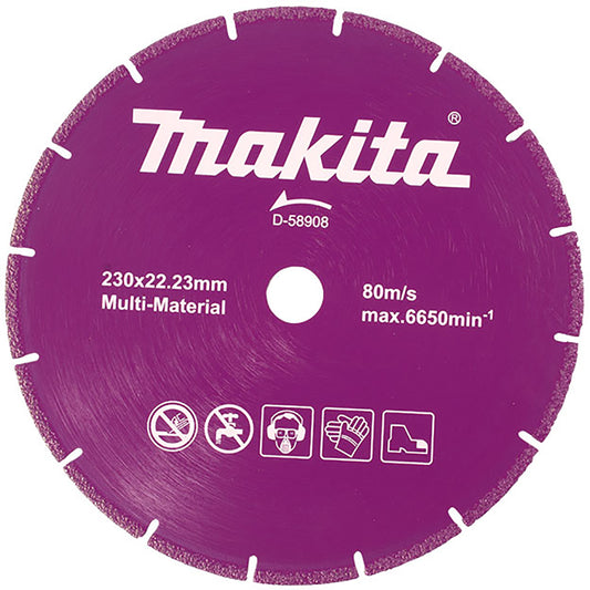 Disco Diamante 9" Multi Material | Corte Profesional