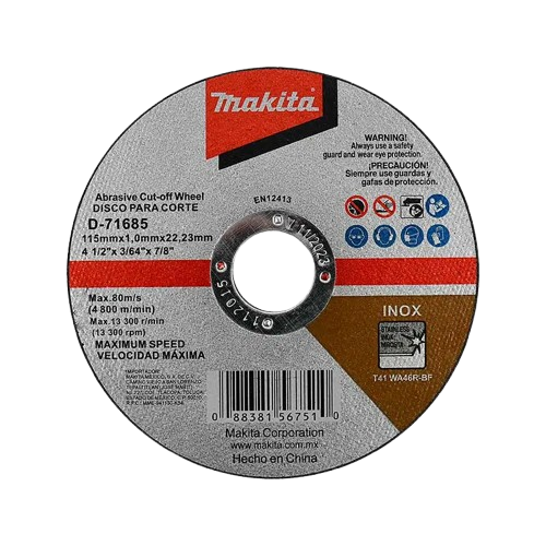Disco Corte Inox 115mm - Alta Durabilidad y Precisión