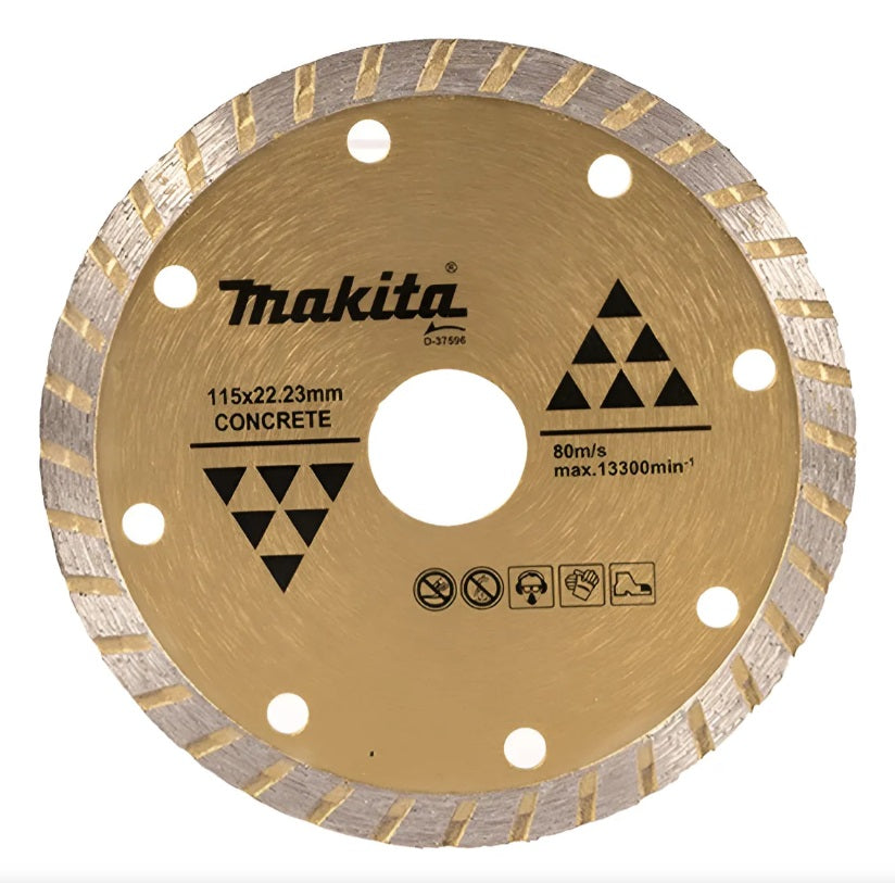 Disco Diamante Turbo 115mm para Corte Seco - Alta Durabilidad