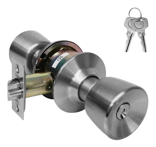 Pomo de Puerta Elegante MX80208 - Acero Inoxidable