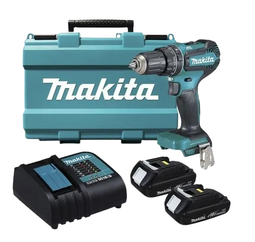 Combo Makita DHP485SYX6 | Rotomartillo, Cargador + Accesorios