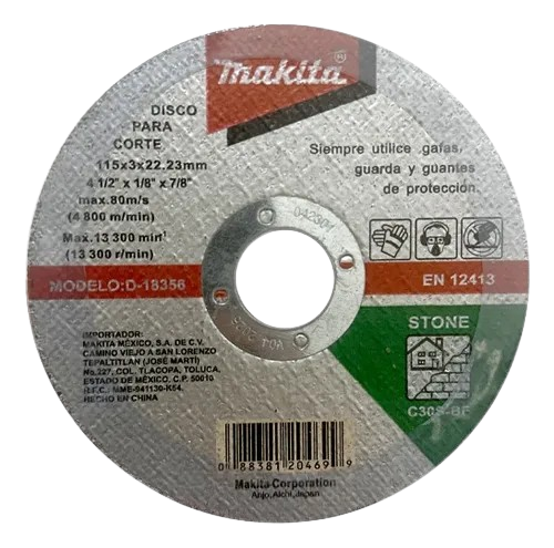 Disco Abrasivo de Corte para Concreto 115x3x22mm