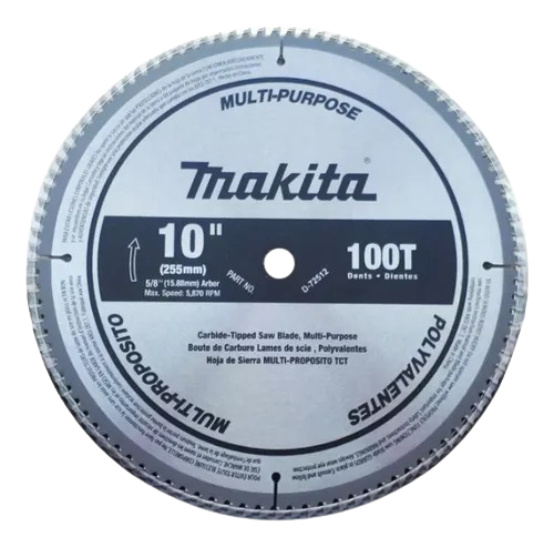 Disco Sierra Circular 10" 100D MDF Multiusos