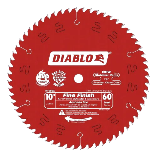 Diablo D1060X Sierra 10" para Corte Preciso en Madera