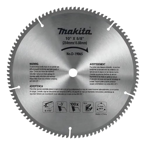 Sierra Circular 10X5/8X100D TCG Para Aluminio
