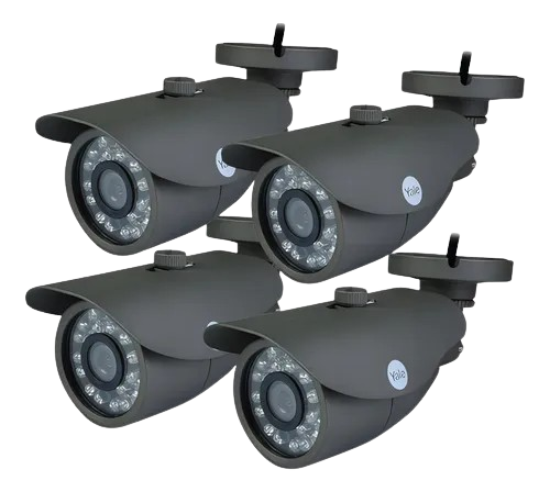 Kit CCTV 4 Cámaras HD Yale 8720P - Seguridad Total