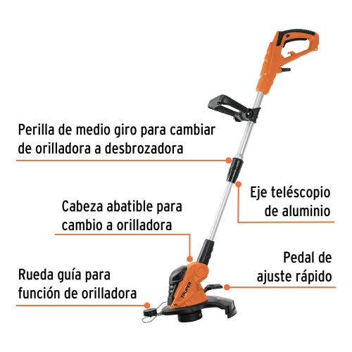 Desbrozadora Eléctrica 550W - Potente y Ligera