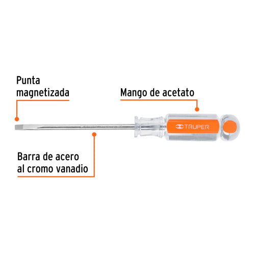 Desarmador Cabinet Plano DG-3/16X4