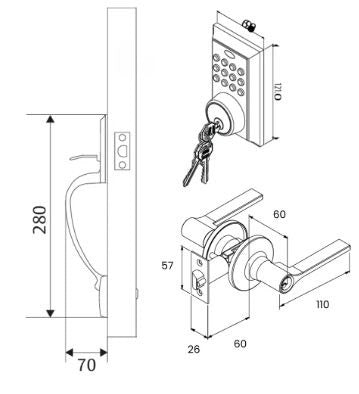MX7018 Gatillo Digital PCD265VEN-FRESNO para Carpintería