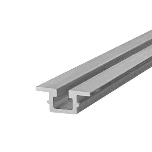 Riel de Aluminio Embutido - Ideal para Clósets y Muebles
