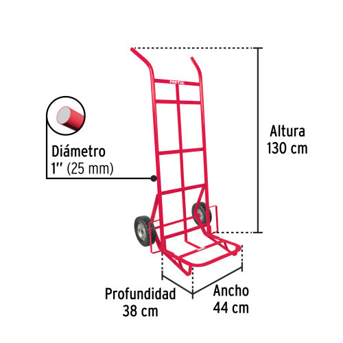 Diablo de Carga 300kg - Resistencia y Estabilidad Garantizada