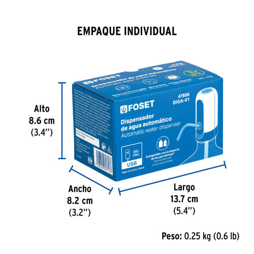Dispensador Eléctrico de Agua para Garrafón - Rápido y Fácil