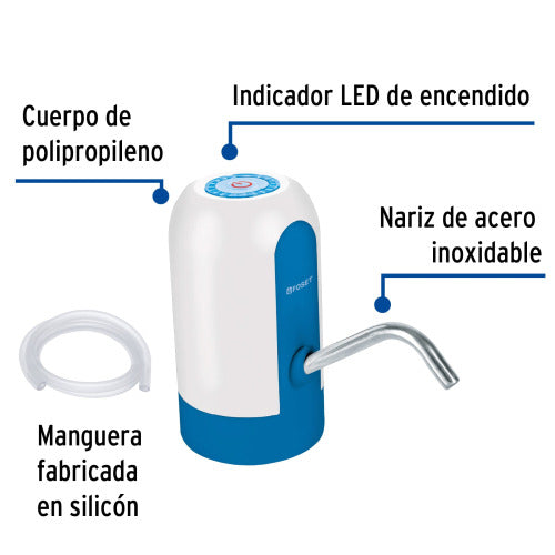 Dispensador Eléctrico de Agua para Garrafón - Rápido y Fácil
