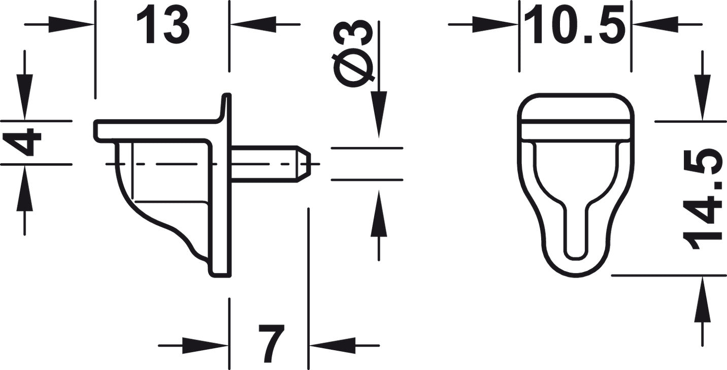 Soporte para Estantes Häfele - Calidad y Durabilidad
