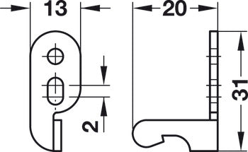 Touch Latch Cromado Häfele - Funcionalidad y Estilo