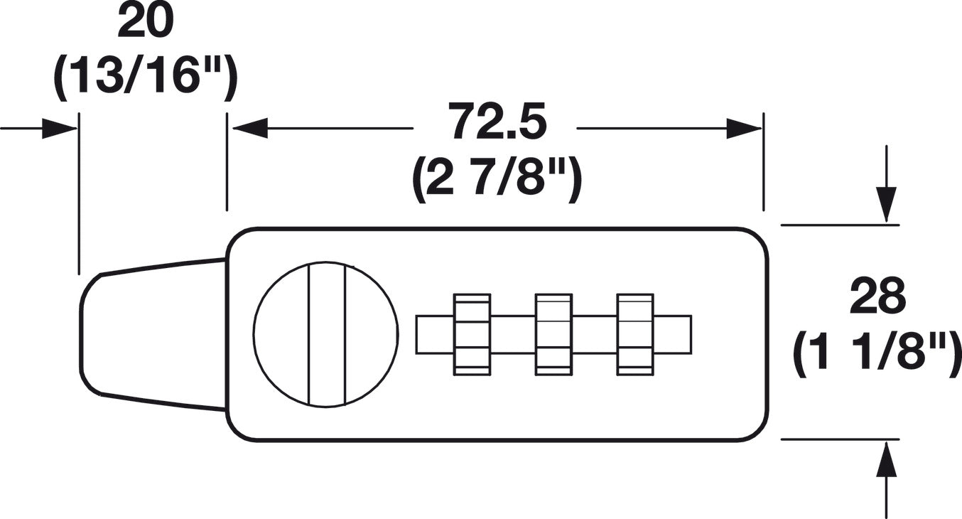 Cerradura Combinación Combi Code 1157 - Seguridad Sin Llaves