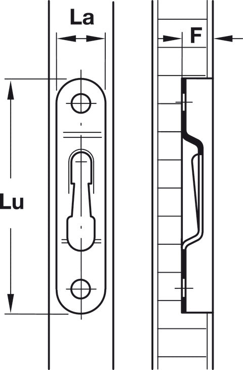 Herraje de Unión Modular 17 mm Häfele - Solución Carpintería