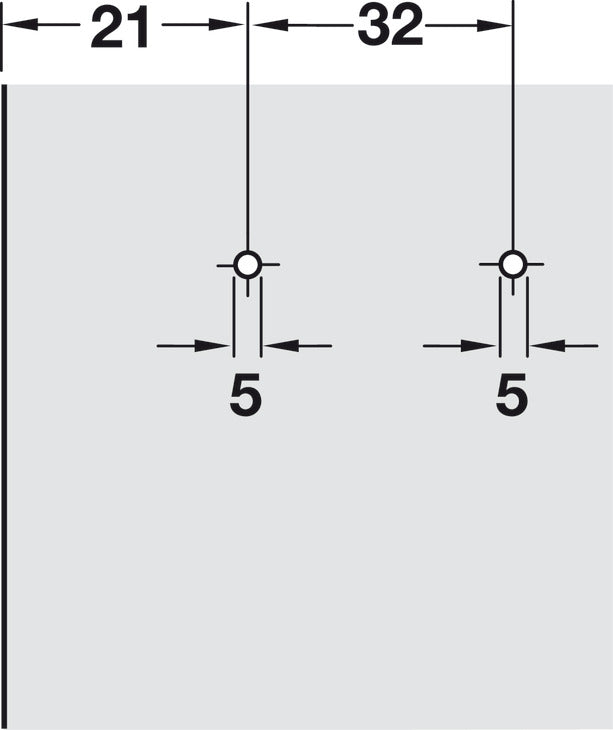 Bisagra Duomatic Var 3mm - Precisión Profesional Häfele