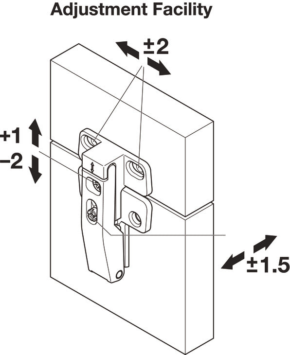 Bisagra Central Häfele Free Fold - Elevación Suave Sin Guía
