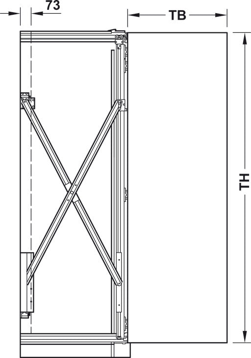 Mesa Plegable Concepta 1250-1850mm | Diseño Moderno y Práctico