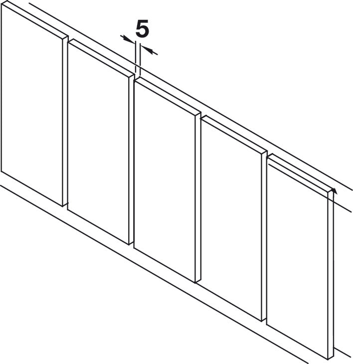 Jaladera Aluminio Anodizado 34.5×2500 mm - HÄFELE