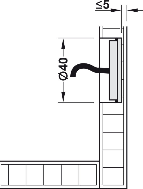 Antena Fan 200 de 40mm - Alta Calidad, L3