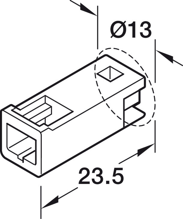 Cable de Extensión Häfele Loox5 2 Polos - Iluminación LED