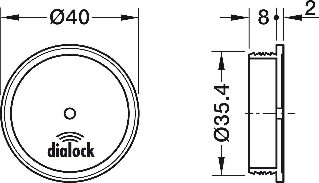 Antena Fan 200 de 40mm - Alta Calidad, L3