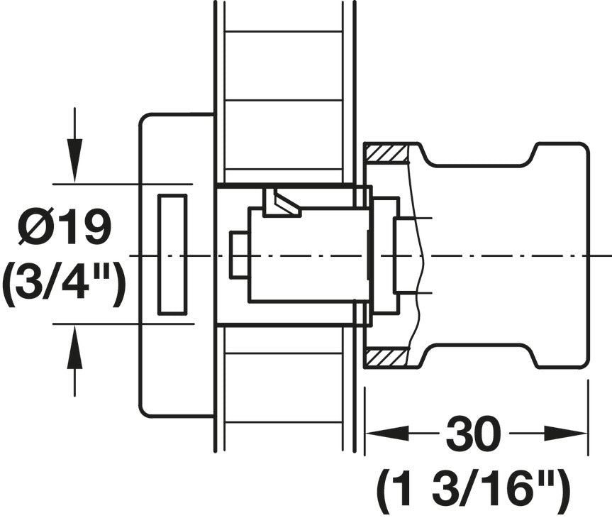 SEGURO CERRADURA SYMO L NIQ 30