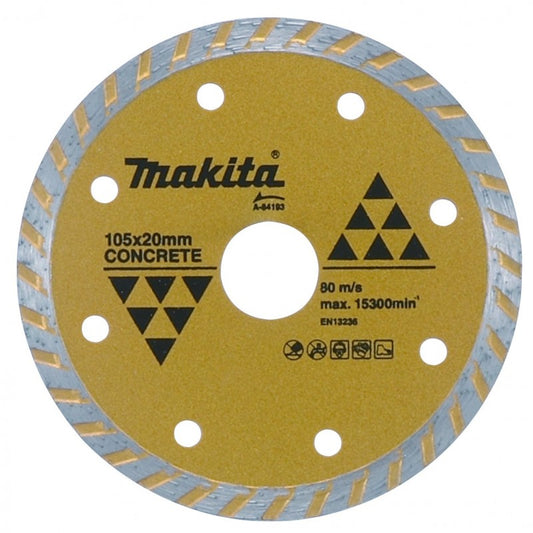 Disco Diamantado Turbo 180mm - Corte Seco Profesional