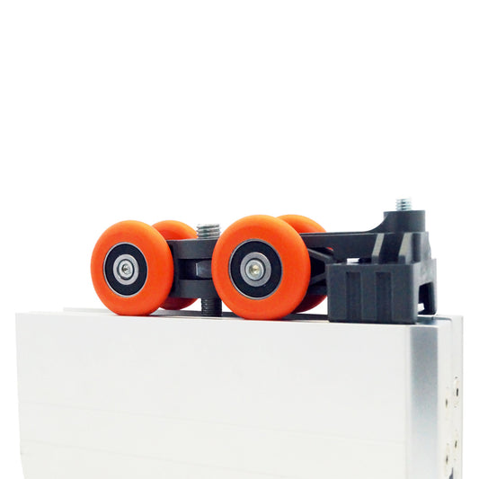 Sistema Corredizo Colgante con Freno para Puertas de 150 kg