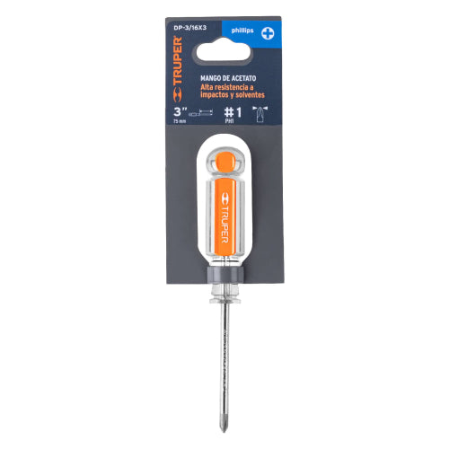 Desarmador de Cruz DP-3/16X3