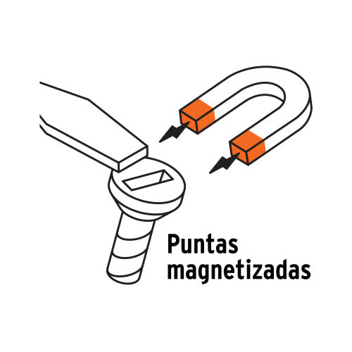 Desarmador Plano 1/4 x 6' Pretul - Mango PVC Antideslizante