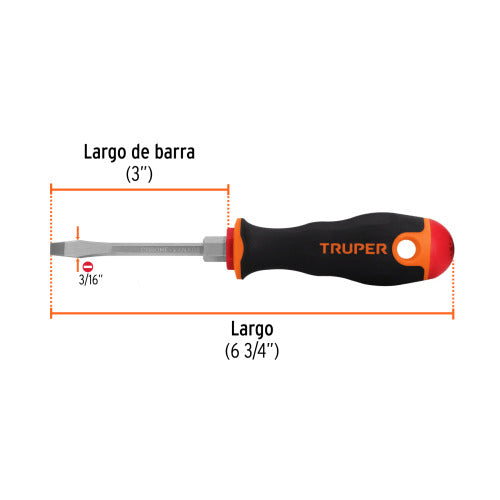 Desramador Plano 3/16 X 3" - Corte Preciso y Duradero