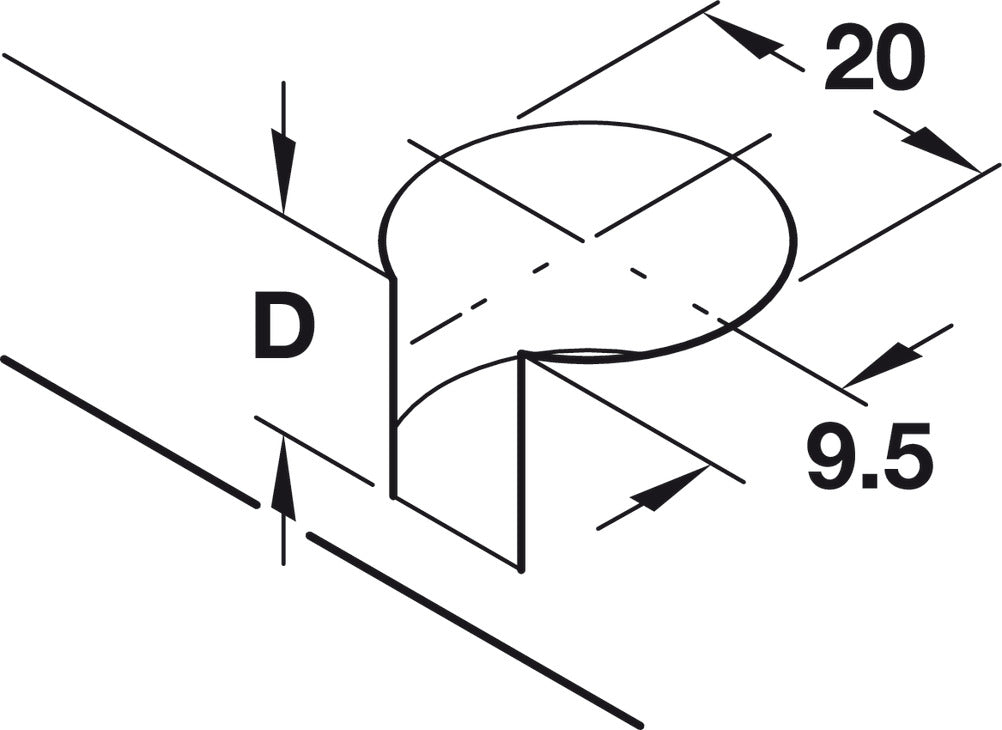 Perno Rafix Galv. D7 mm / B5/8 - Unión Perfecta para Muebles