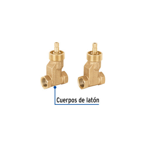 LLAVES PARA EMPOTRAR ROSCABLES CERAMICO