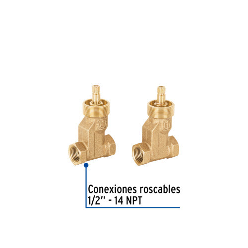 LLAVES PARA EMPOTRAR ROSCABLES CERAMICO