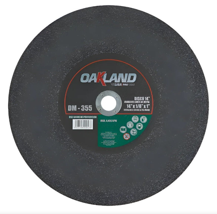 Disco Abrasivo 14" Corte Aluminio - E-0477-25 | Alta Durabilidad
