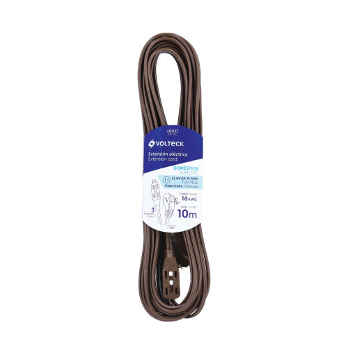 Extensión Eléctrica Voltech 10m - Café Ideal Hogar