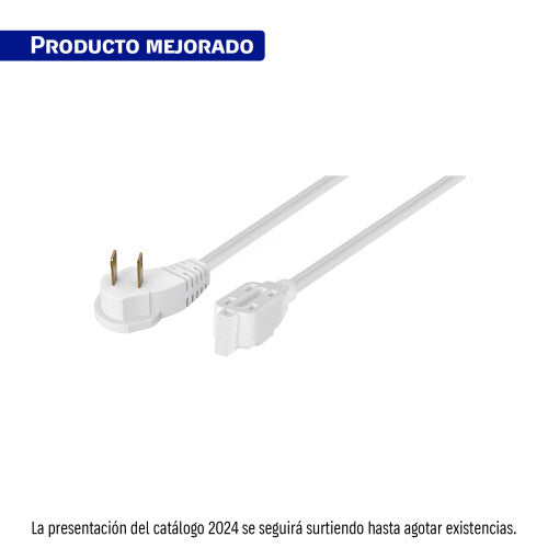 Extensión Eléctrica Voltec 4M Blanca para Hogar