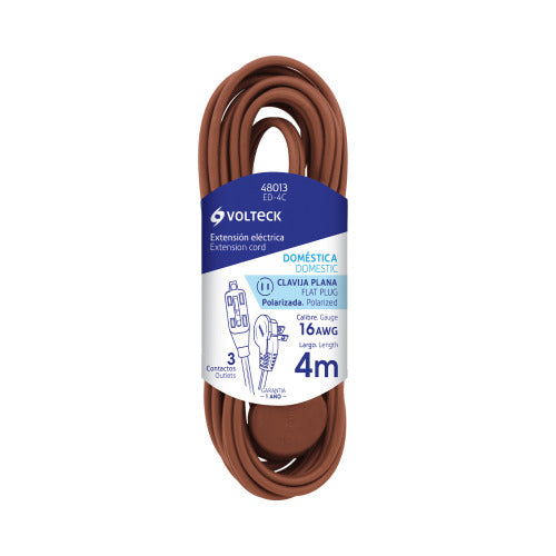 Extensión Eléctrica Voltech 4m - Seguridad y Estilo