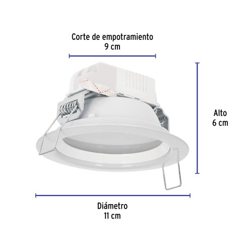 Luminario LED Empotrable 5W - Iluminación Moderna