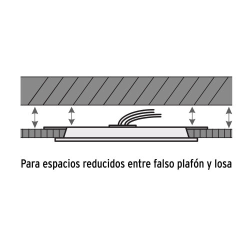 Luminario LED Empotrado Redondo 12W - Iluminación Moderna