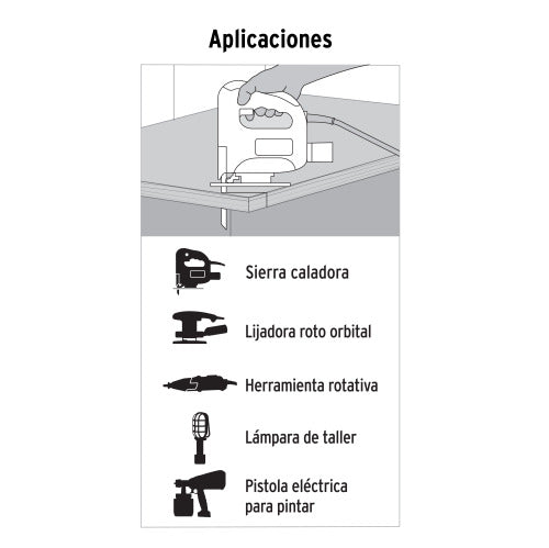 Extensión Eléctrica 8m Calibre 16 para Uso Rudo