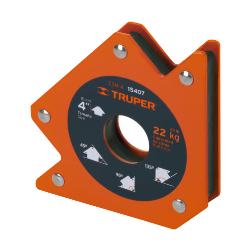 Escuadra Magnética para Soldar 4" - Alta Resistencia