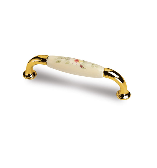 Tirador Dorado Marmol para Muebles - Elegancia Clásica